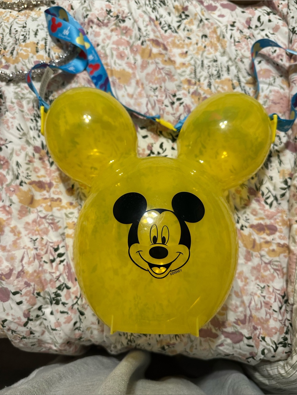 Disney Yellow Mickey Mouse Balloon-Shaped Backpack